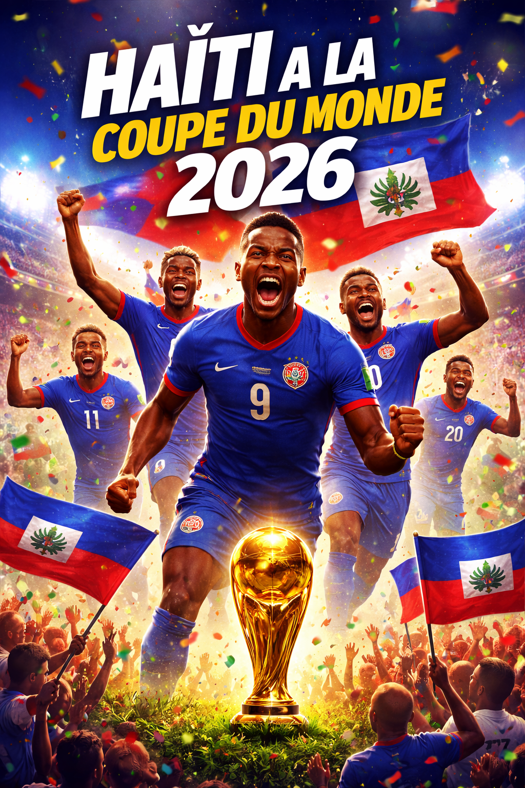 Haïti à la Coupe du Monde 2026 : Qualifiée, Prête… et Capable de Surprendre le Monde ?