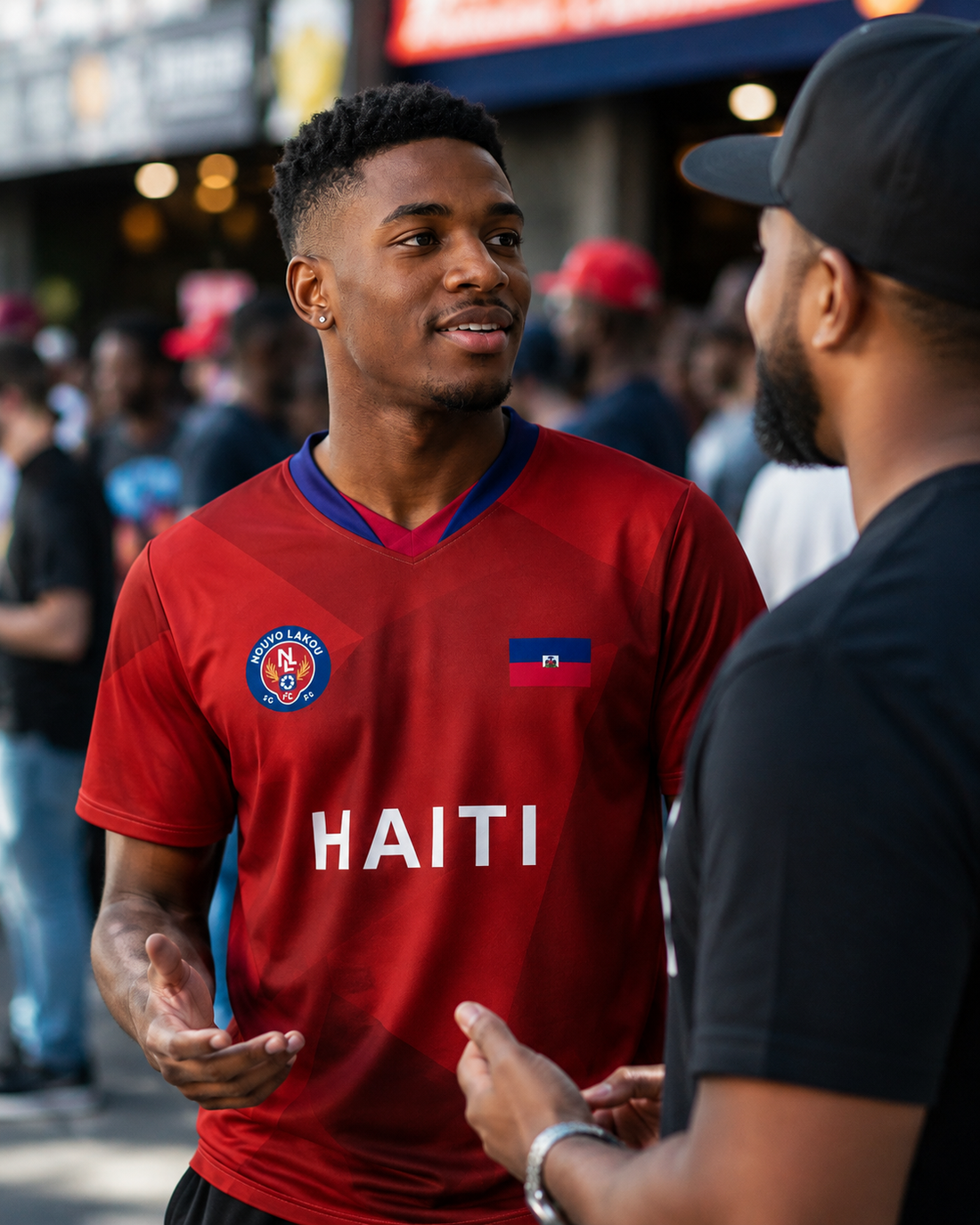 Haitian Fan Recycled unisex sports jersey
